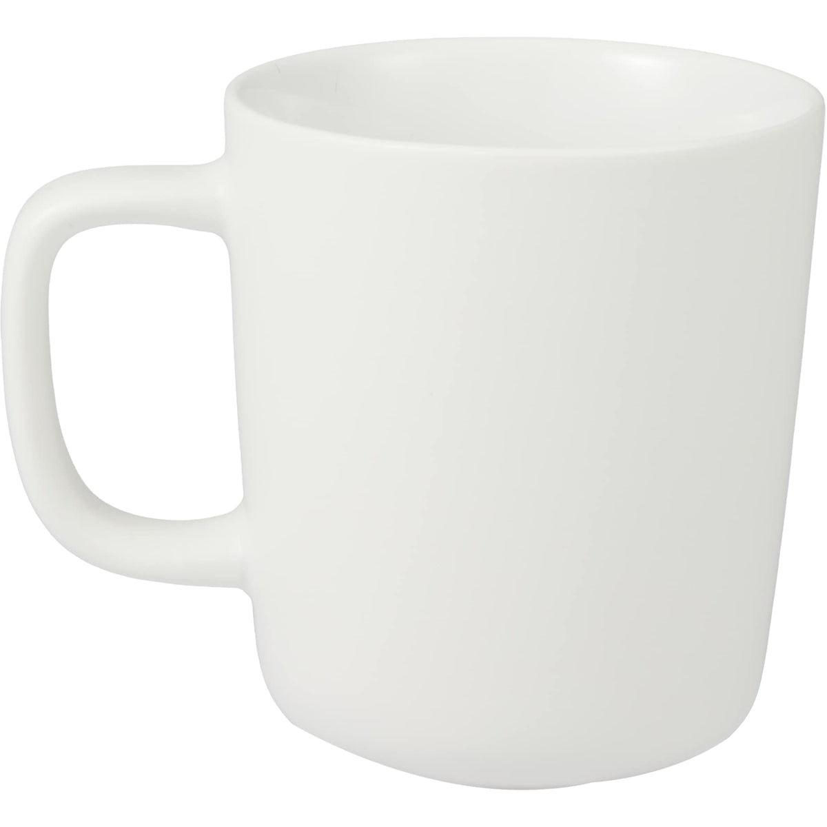 Napa Matte Ceramic Mug, 10 oz - White - Back