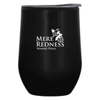 Napa Stemless Wine Cup, 12 oz - Black - Silk Screen