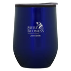 Napa Stemless Wine Cup, 12 oz - Blue - Personalization_Laser