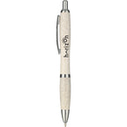 Nash Click Ballpoint in Wheat Straw Blend Full Color - White - Front