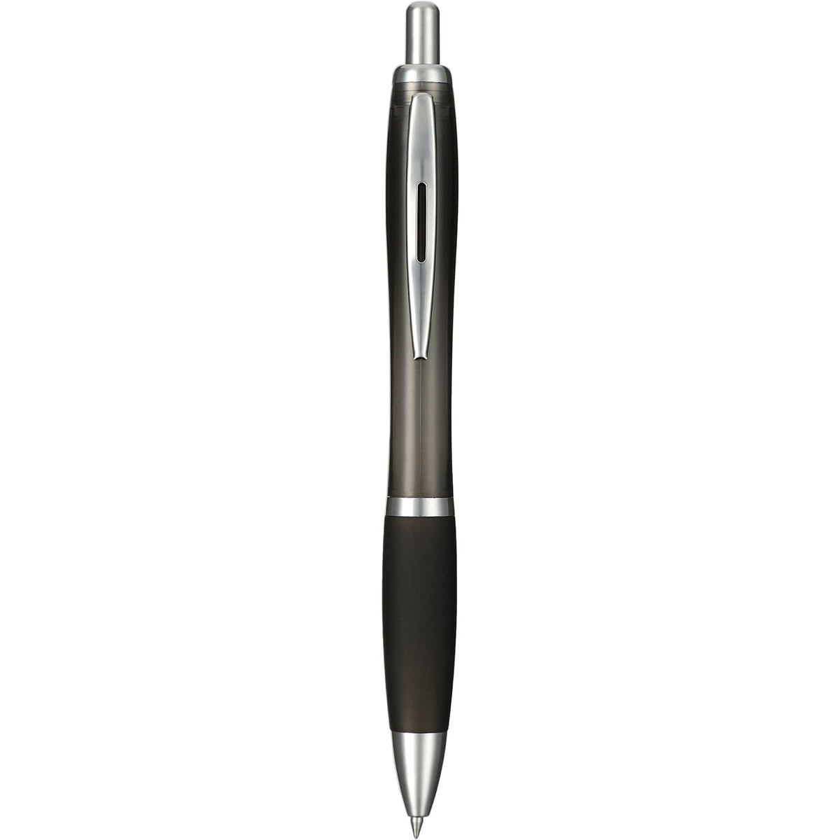 Nash Click Gel Pen with Color Grip - Black - Front 2