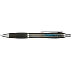 Nash Click Gel Pen with Color Grip - Black - Front