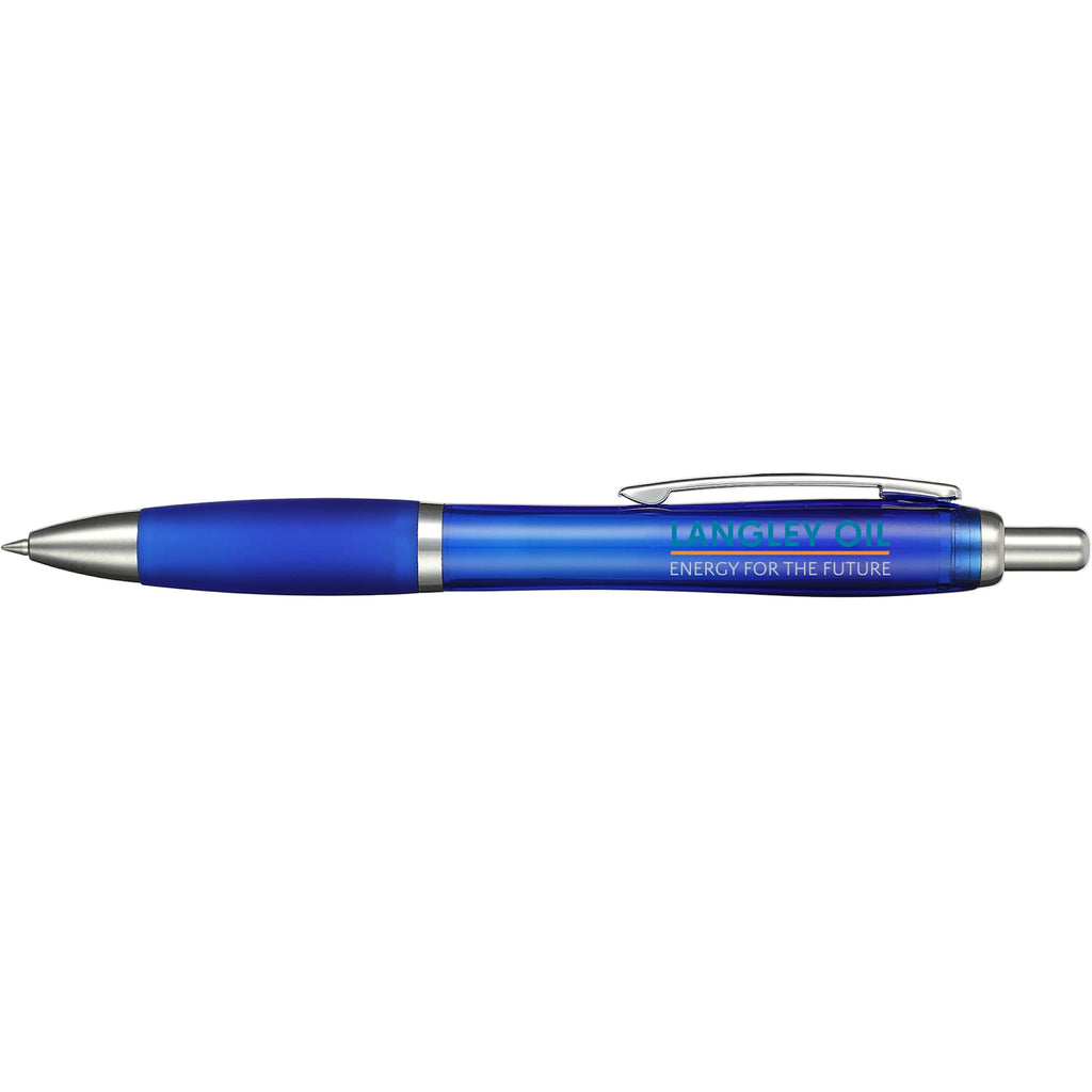 Nash Click Gel Pen with Color Grip - Blue - Front