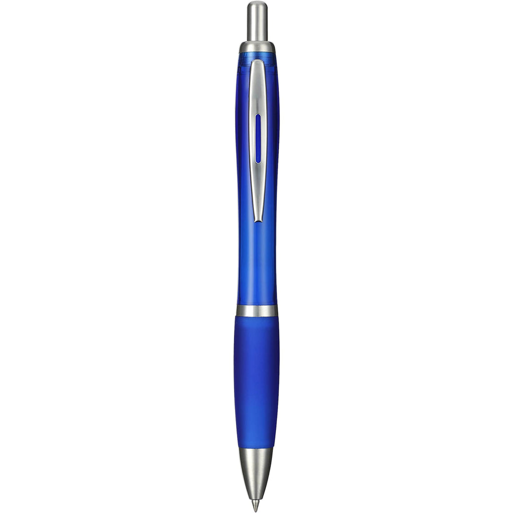 Nash Click Gel Pen with Color Grip Full Color - Blue - Front 2