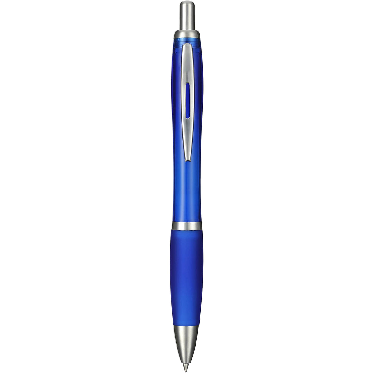 Nash Click Gel Pen with Color Grip Full Color - Blue - Front 2