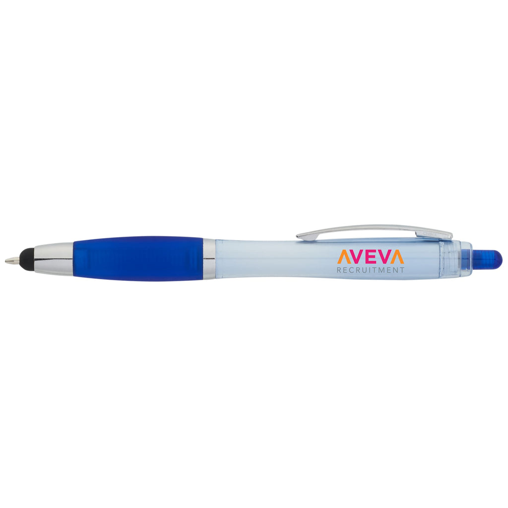 Nash Gel Stylus Pen in Recycled PET Full Color - Blue - Right Side