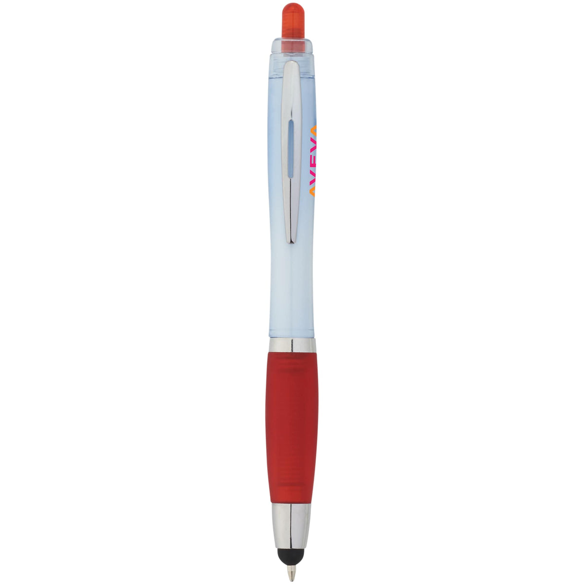 Nash Gel Stylus Pen in Recycled PET - Red - Front