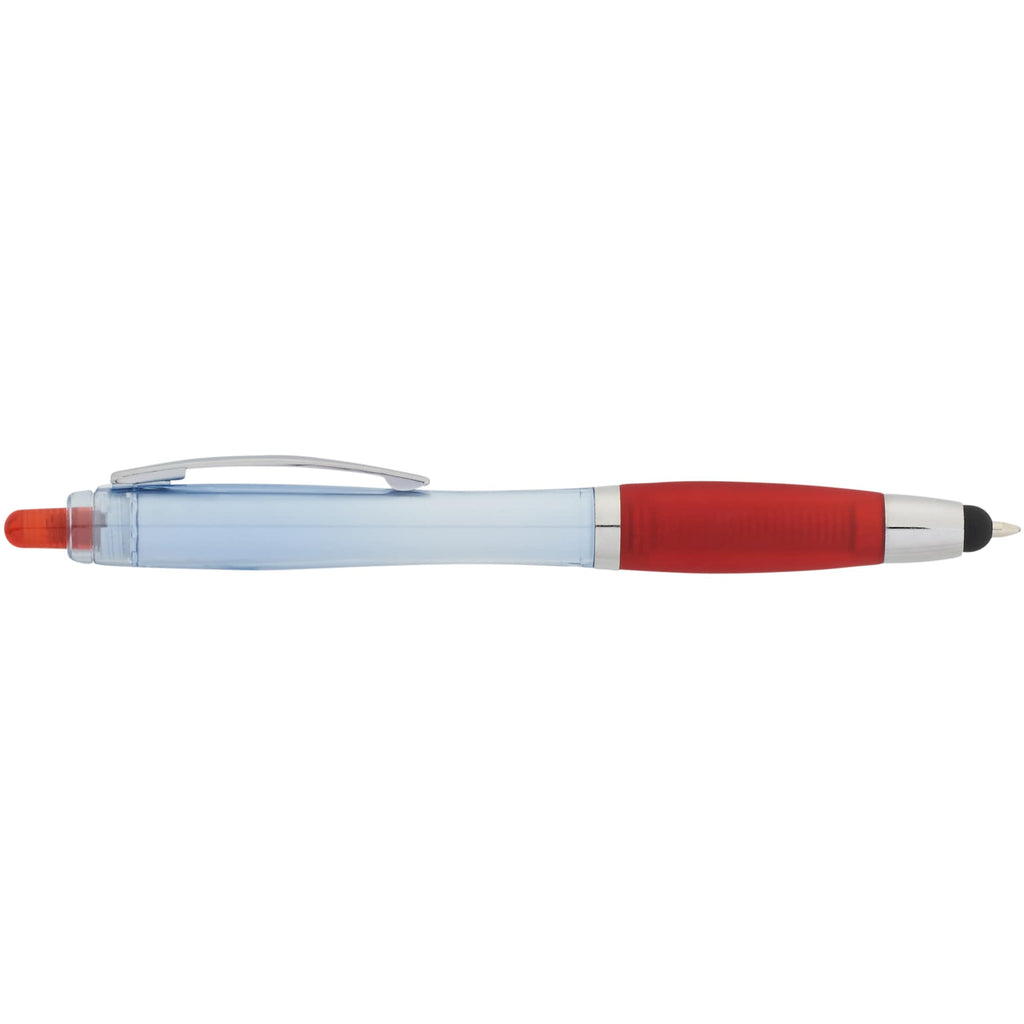 Nash Gel Stylus Pen in Recycled PET - Red - Left Side