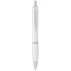Nash Retractable Ballpoint Pen with Soft Grip - Silver - Photo