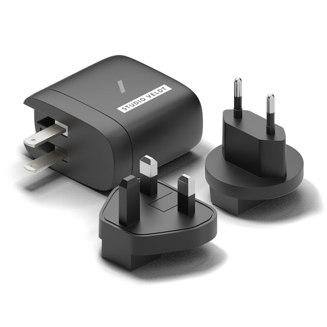 Native Union Fast GaN Travel Charger, 67W, 3 Ports Full Color