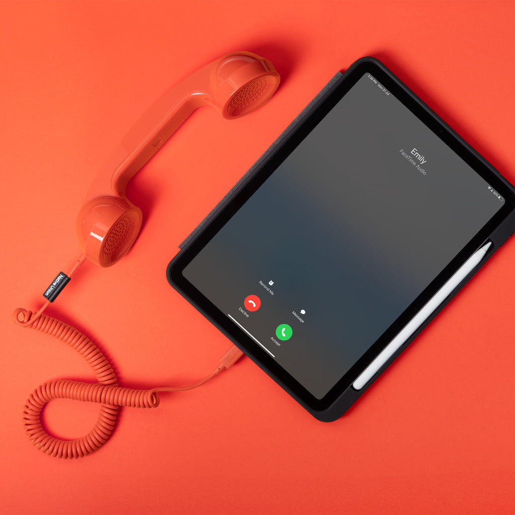 Native Union Pop Phone USB-C Handset - Alarm Red - View 8