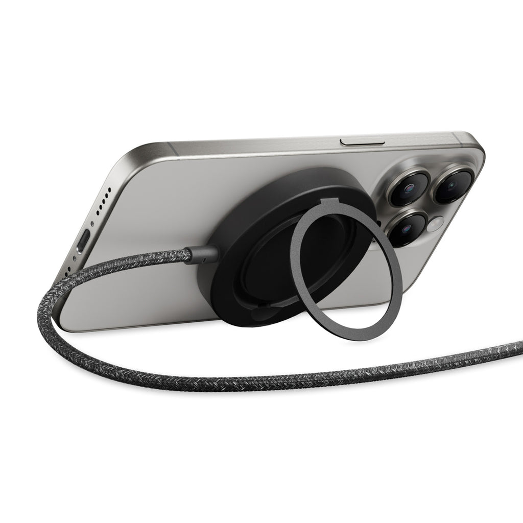 Native Union Snapstand Qi2 Magnetic Wireless Charger - Black - View 1