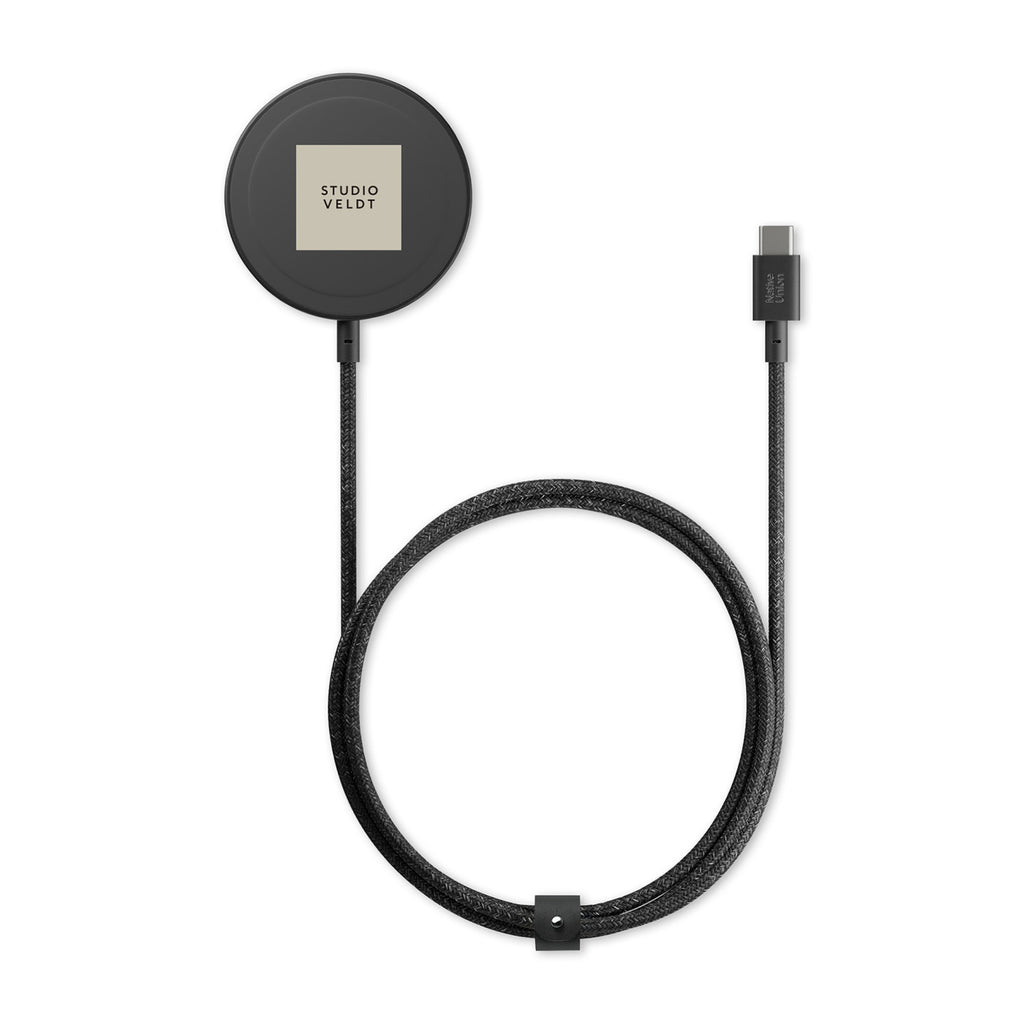 Native Union Snapstand Qi2 Magnetic Wireless Charger - Black - View 2