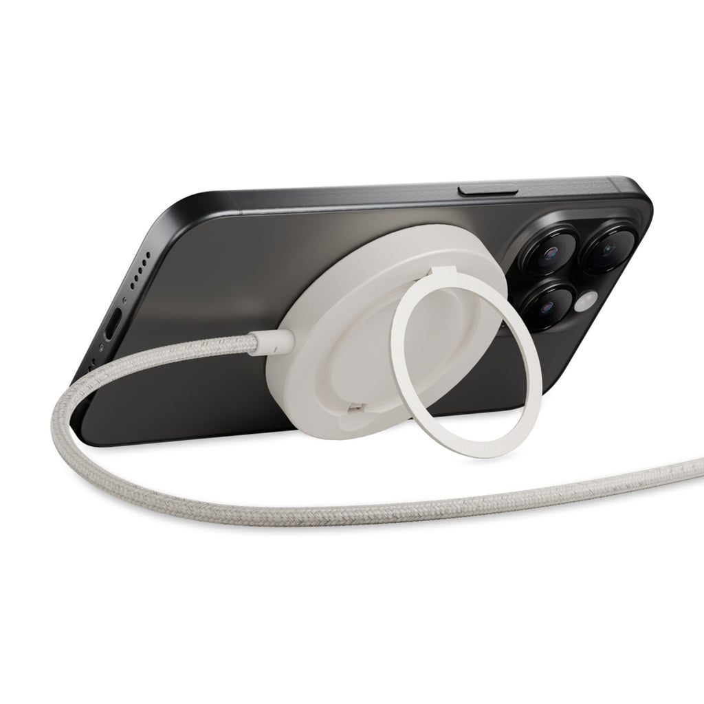 Native Union Snapstand Qi2 Magnetic Wireless Charger - Sandstone - View 1