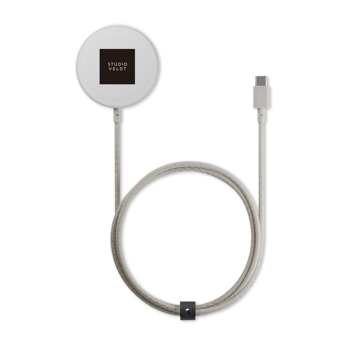 Native Union Snapstand Qi2 Magnetic Wireless Charger - Sandstone - View 2