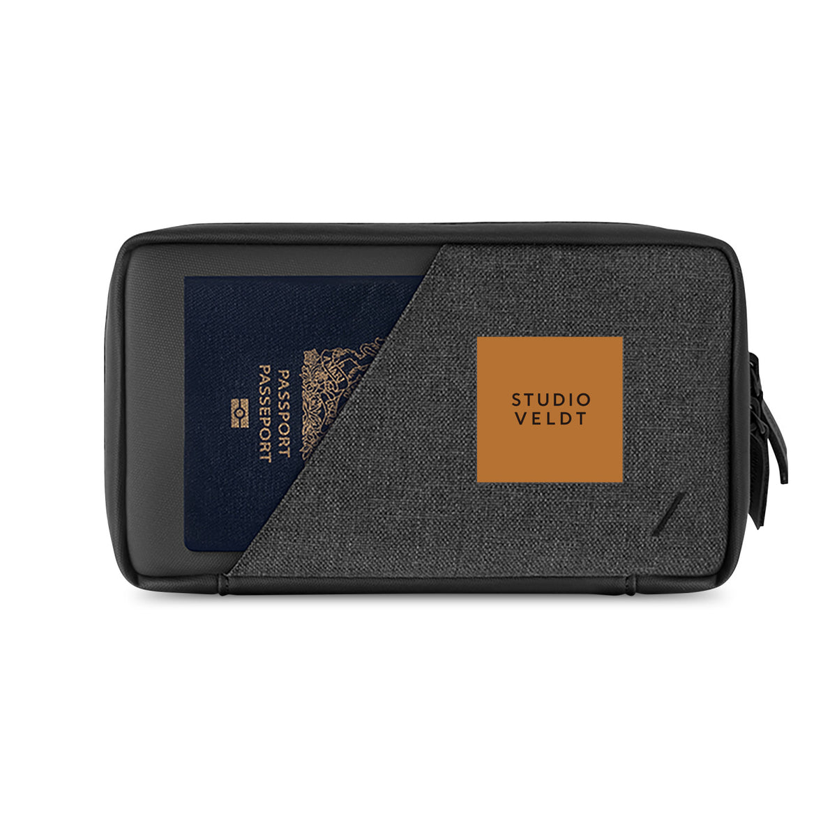 Native Union Stow Quilted Tech Organizer - Black - View 3