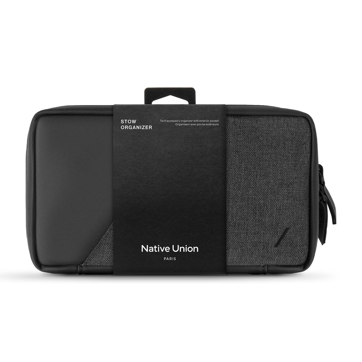 Native Union Stow Quilted Tech Organizer - Black - View 5