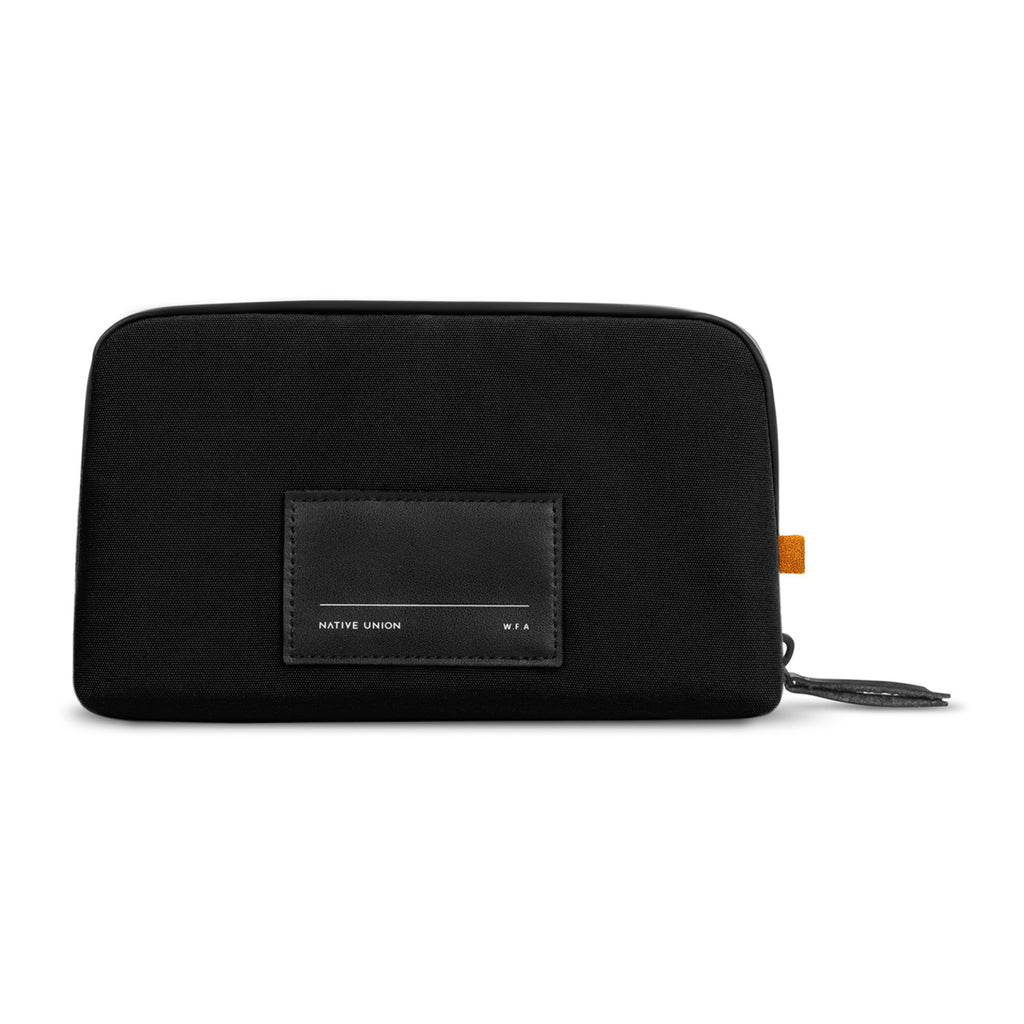 Native Union WFA Tech Organizer in Recycled Polyester Laser Engraving - Black - View 4
