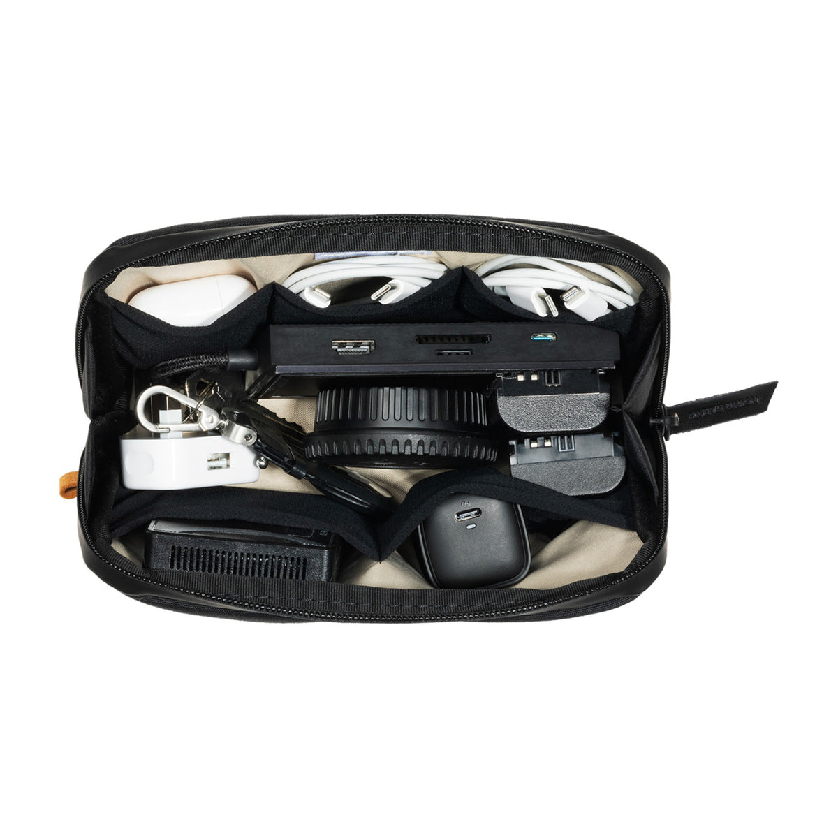Native Union WFA Tech Organizer in Recycled Polyester Transfer - Black - View 2