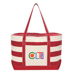 Nautical Cotton Canvas Tote Bag, 18 oz - Colorbrite