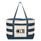 Nautical Cotton Canvas Tote Bag, 18 oz Embroidery - Silk Screen