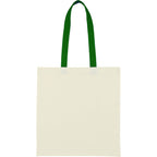 Nebraska Recycled Cotton Convention Tote, 4 oz Embroidery - Green - Back