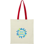 Nebraska Recycled Cotton Convention Tote, 4 oz Embroidery - Red - Front