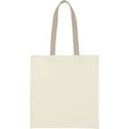 Nebraska Recycled Cotton Convention Tote, 4 oz Embroidery - Tan - Back