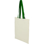Nebraska Recycled Cotton Convention Tote, 4 oz - Green - Left Angle 2