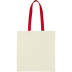 Nebraska Recycled Cotton Convention Tote, 4 oz - Red - Back