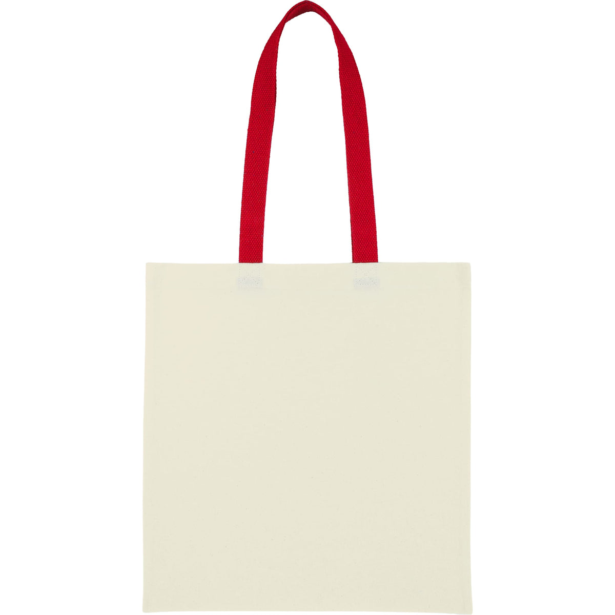 Nebraska Recycled Cotton Convention Tote, 4 oz - Red - Back