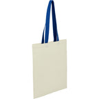 Nebraska Recycled Cotton Convention Tote, 4 oz - Royal - Right Angle 2