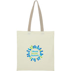 Nebraska Recycled Cotton Convention Tote, 4 oz - Tan - Front