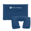 Neck Pillow for Travel - Blue - Silk Screen