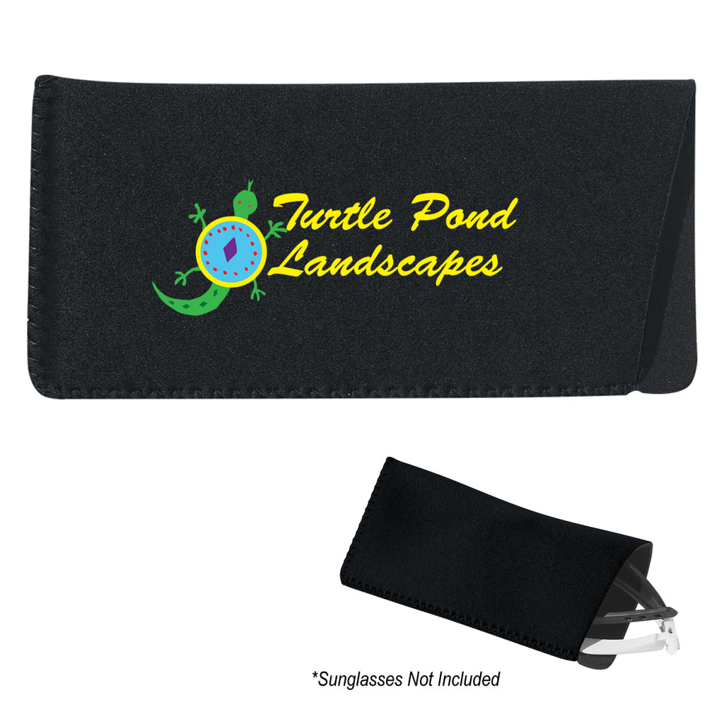 Neoprene Case for Eyeglasses and Sunglasses - Black - Colorbrite