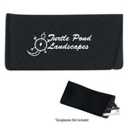Neoprene Case for Eyeglasses and Sunglasses - Black - Silk Screen