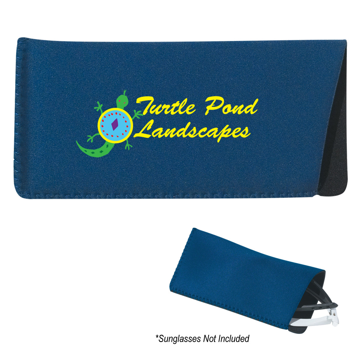 Neoprene Case for Eyeglasses and Sunglasses - Blue - Colorbrite