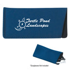 Neoprene Case for Eyeglasses and Sunglasses - Blue - Silk Screen