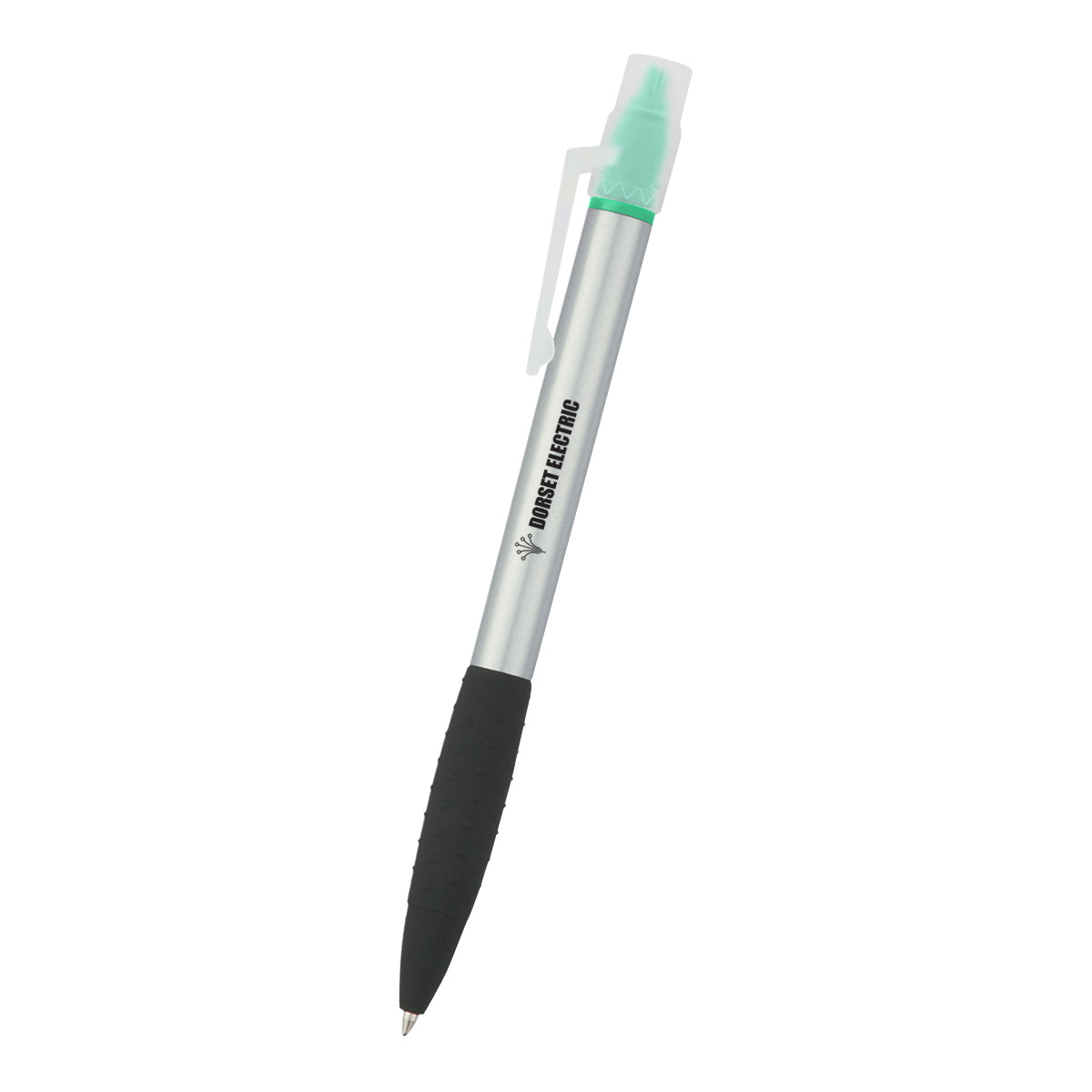 Neptune Pen and Highlighter - Green - Silk Screen