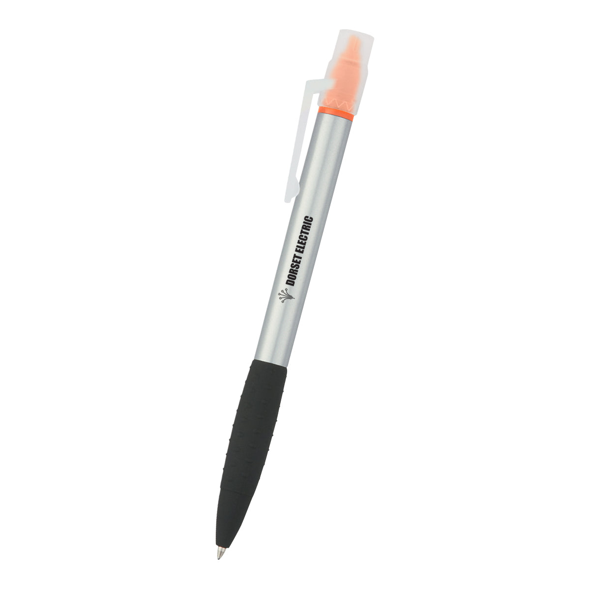Neptune Pen and Highlighter - Orange - Silk Screen