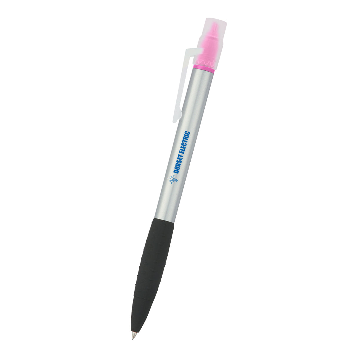 Neptune Pen and Highlighter - Pink - Silk Screen