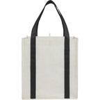 Neptune Recycled Grocery Tote, Extra Large - Black - Back