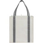 Neptune Recycled Grocery Tote, Extra Large Full Color - Gray - Back