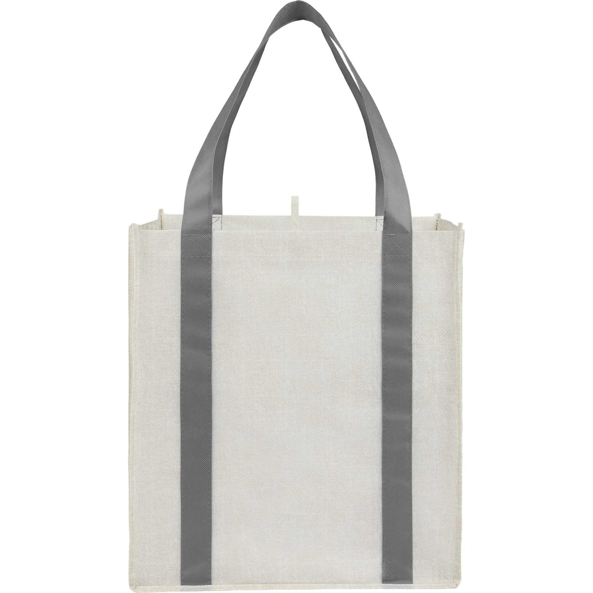 Neptune Recycled Grocery Tote, Extra Large - Gray - Back