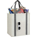 Neptune Recycled Grocery Tote, Extra Large - Gray - Propped