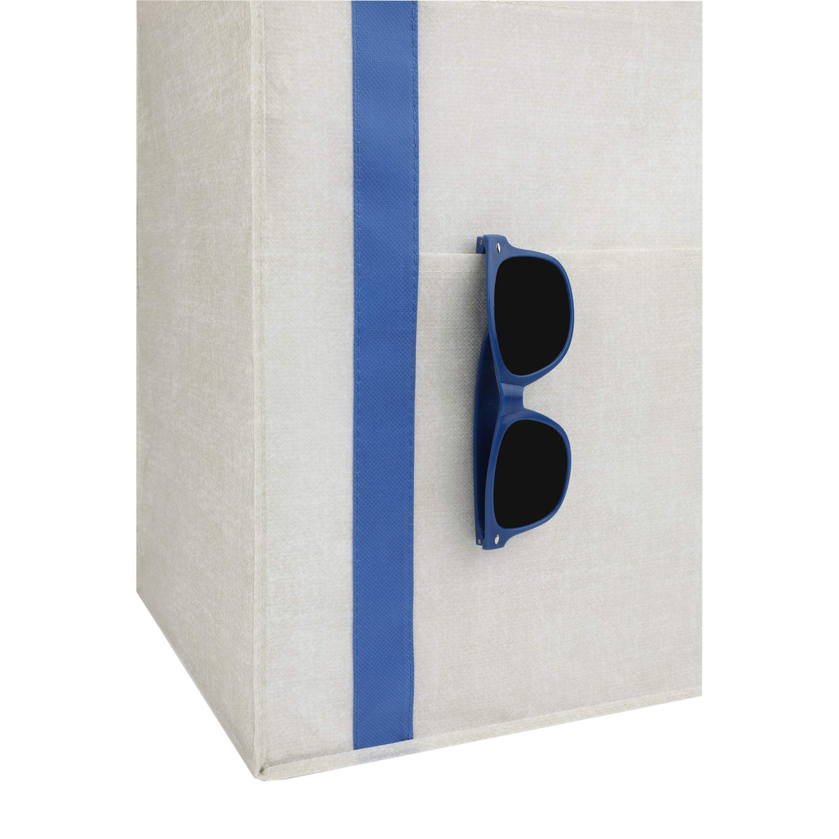 Neptune Recycled Grocery Tote, Extra Large - Royal - Detail