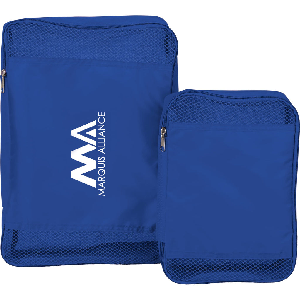 Nesting Packing Cubes with Mesh, Set of 2 - Royal - Front