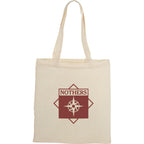 Nevada Cotton Convention Tote with Bright Straps, 3.5 oz Full Color - Natural - Front