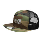 New Era Snapback Trucker Cap, Original Fit - Camo - embroidery