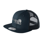New Era Snapback Trucker Cap, Original Fit - Deep Navy/ Deep Navy - Embroidery